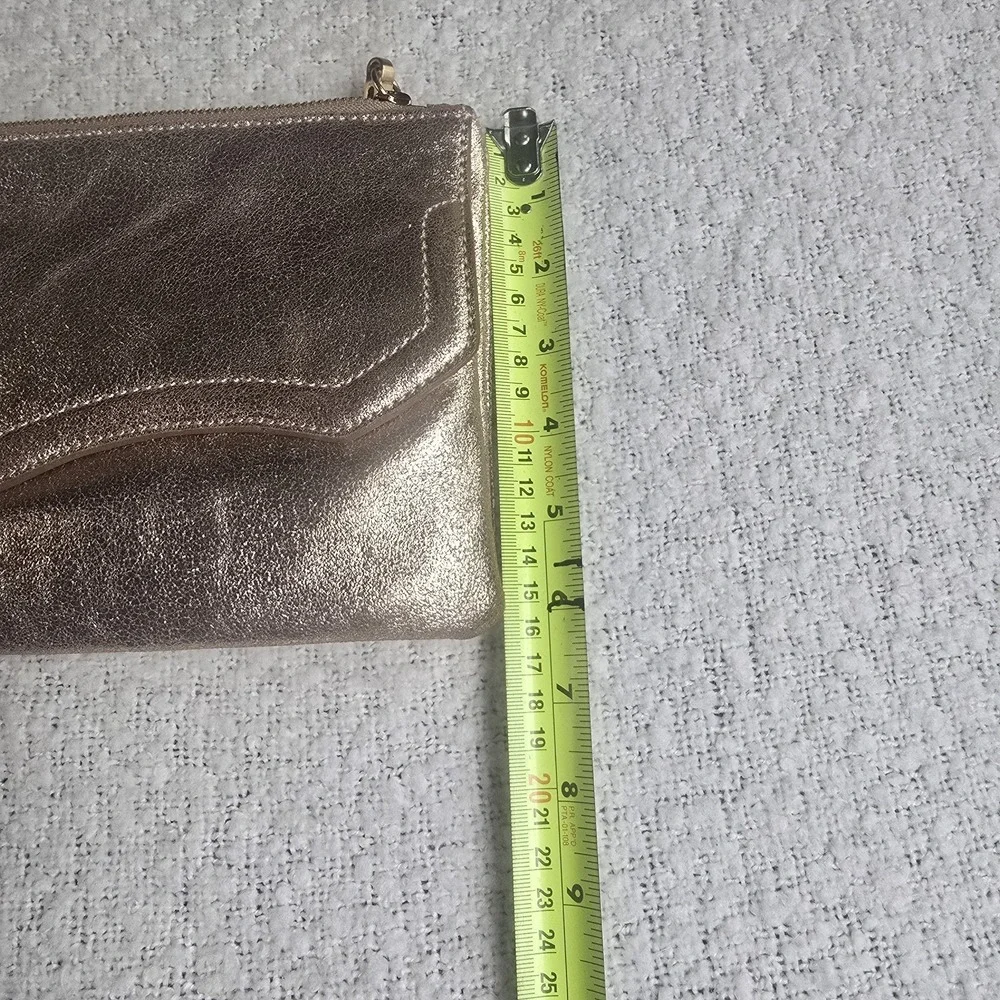 TAHARI Women's Clutch Handbag Evening Purse Wallet Gold Sequin Zipper Top Pocket
